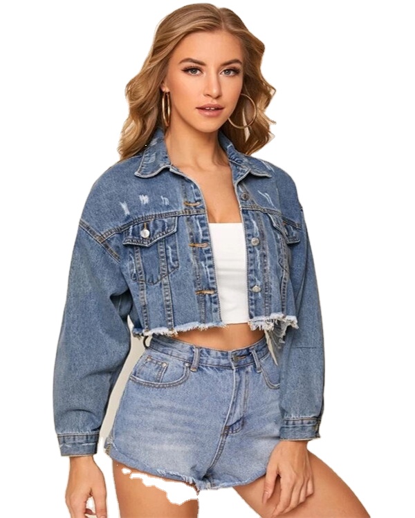 Женские куртки и пальто 2020, зимняя уличная одежда, топ, одежда, укороченная, удобная, оптовая продажа, женская джинсовая куртка