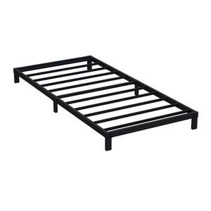 Lit simple moderne à cadre en acier pour la <span class=keywords><strong>maison</strong></span>, le bureau, l'hôtel, le salon, sommeil confortable, dortoir, lit de repos, <span class=keywords><strong>location</strong></span> de <span class=keywords><strong>maison</strong></span> - Product Image 2