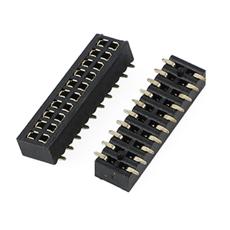 Double Row SMT FEMALE PIN HEADER PITCH pin long Strip Connector Socket PIN