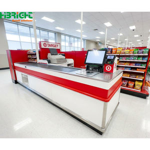 Venta Directa de Fábrica, Estantes de Góndola Metálicos de Doble Cara Estilo Europeo para Supermercados, Protección Frontal con Rejilla de Alambre, Color Blanco/Negro - Product Image 5