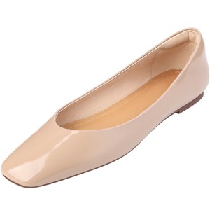 Sandalias de cuero de verano para mujer, zapatos planos para mujer y niña, zapatos de tacón bajo con boca poco profunda, pantuflas, zapatos elegantes para oficina para mujer - Product Image 1
