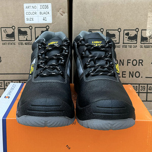 Giày bảo hộ da nam LIGHT BEARER JJ036 chống dầu, chống trơn, dùng cho khai thác mỏ, công nghiệp, xây dựng, giày bảo hộ lao động - Product Image 5