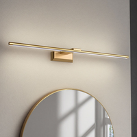 Luminaire LED étanche IP44 pour salle de bain, conforme CE, moderne, mural, pour miroir, corps en aluminium, couleur 3500K-6000K
