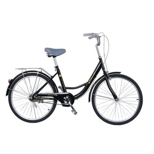Rahmen aus Kohlenstoffstahl mit einer Tragfähigkeit von 150 kg, 24/26-Zoll Damen-Vintage-Citybike für Pendler - Product Image 4