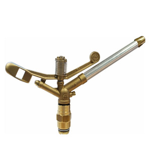 Evergreen 360 °   Irrigatore a Impatto in Ottone |   Tre ugelli ad alta portata |   Cerchio Completo |   Irrigazione Commerciale per Grandi Aree di <span class=keywords><strong>Prato</strong></span> - Product Image 1