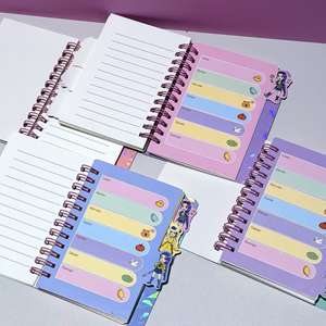 สมุดโน้ตแบบสันห่วงลายการ์ตูน POPHunters 24 เล่ม สำหรับนักเรียน ดีไซน์น่ารัก สีสันสดใส สมุดบันทึกแบบสันห่วง - Product Image 4