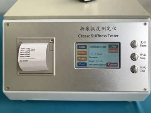 Dispositivo de Prueba de Rigidez a la Pliegue ISO 5628 ISO 2493, Máquina de Prueba de Rigidez a la Pliegue para Cartón, Probador de Rigidez y Pliegue ISO 562 - Product Image 1