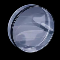 Boîte ronde en plastique de qualité alimentaire pour biscuits, boîte d'emballage cylindrique transparente, boîte cadeau ronde