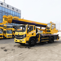 Vente directe usine Chine : Grue mobile hydraulique Xinguo avec flèche télescopique, moteur et pompe pour la construction