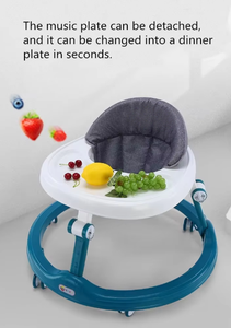 Marche-bébé pliable avec roues pour prévenir les jambes arquées, marche-bébé 2 en 1 - Product Image 4