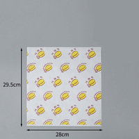 Papier ciré personnalisé, papier résistant à la graisse, emballage pour biscuits, emballage pour sandwich, emballage pour hamburger, emballage alimentaire