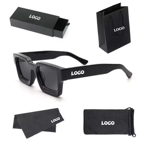 Lentes de Sol Lmamba Personalizados a Precio Competitivo, Lentes de Sol Cuadrados de Moda con Protección UV400 para Hombre y Mujer, Lentes de Sol de Diseño de Lujo para Mujer - Product Image 1