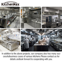 Ensemble d'équipements de cuisine commerciaux KitchenMax SS304 pour les entreprises de restauration et les projets de cuisines d'hôtels