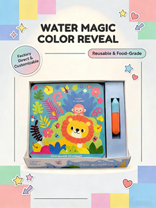 Livres de peinture à l'eau magiques pour enfants : blocs d'art réutilisables à révélation par l'eau, livres de <span class=keywords><strong>coloriage</strong></span> et de graffiti DIY amusants et éducatifs - Product Image 2