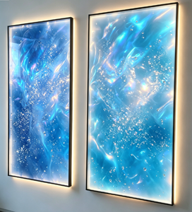 Lámina de Retroiluminación LED de 19X9.5 Pulgadas por Unidad, Panel LED Regulable para Encimeras de Piedra/Mármol/Ónix/Cuarzo Translúcidas Retroiluminadas, Paredes - Product Image 5