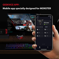 Adaptador de Juegos Gamwing Monster, Convertidor de Teclado y Ratón, Convertidor de Videojuegos para PS5, PS4, PC, Xbox X/S, Nintendo Switch