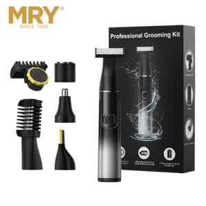 MRY 2 in 1 Rasoio Elettrico Senza Fili per Uomo, Impermeabile, con Lame Affilate per la Cura del Corpo e del Zone Intime - Product Image 4