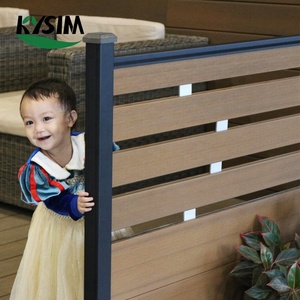 Kit complet Kysim pour clôture wpc, barrière anti-fissures, avec tous les accessoires - Product Image 5