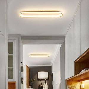 Lustre LED elliptique à bande longue, commande tactile, design moderne en aluminium, lumière du jour 6000K, CRI 90 élevé pour chambres à coucher - Product Image 1