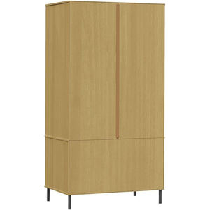2024 China Hot Simple <strong>Cheap</strong> 2 Door Modern 2 Drawers Wooden <strong>Wardrobe</strong> with Metal Legs for <strong>UK</strong> Market From Factory - Product Image 4