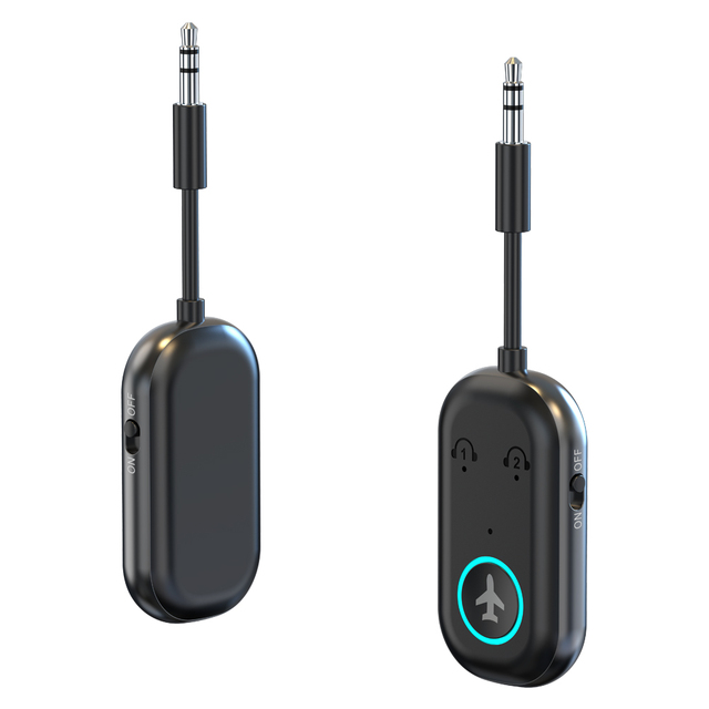 Bluetooth V5.3 Bluetooth Transmitter 240mAH Long Battery Life 19 Hours Working Time BR08P