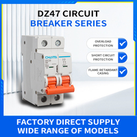 Interruptor Automático Miniatura LONGTAI DZ47-63 2P C 6kA 400V AC, Material PA66, Certificado CE, Montaje en Riel DIN, 50/60Hz, Venta al Por Mayor OEM