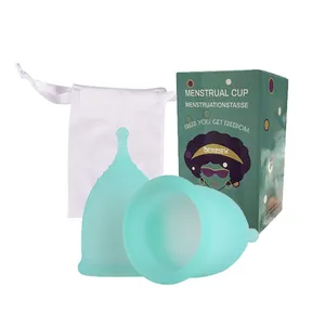 Factory Direct Silicone Menstrual Cup Reusable Lady Cup Hygiene Feminine Menstruation Cup