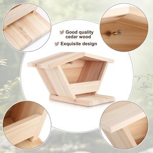 Casas para Pássaros de Cedro Personalizadas, Fabricante OEM, Caixa de Ninho para Pombos e Plataforma de Descanso para Pombos para Uso Externo, Atacado - Product Image 3