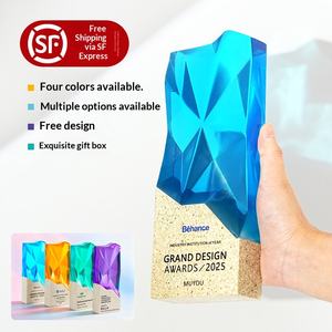 Trofeo <span class=keywords><strong>de</strong></span> <span class=keywords><strong>Cristal</strong></span> <span class=keywords><strong>de</strong></span> Resina <span class=keywords><strong>de</strong></span> Mármol <span class=keywords><strong>de</strong></span> Lujo |   Premio Personalizado <span class=keywords><strong>de</strong></span> Campeón para Empleados Destacados con Impresión a Color - Product Image 1
