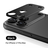 Dernier protecteur d'objectif de caméra en métal à couverture complète pour iPhone 17 Max protecteur d'écran en verre trempé pour téléphones mobiles