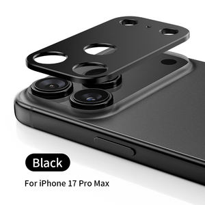 最新 iPhone 17 Max用 フルカバー 金属製 カメラレンズプロテクター 強化ガラス 携帯電話画面保護フィルム - Product Image 5