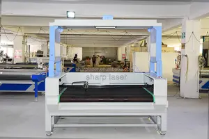 Câmera de alimentação automática computadora, bordado, couro, lã, feltro, algodão, máquina de corte a laser, preço