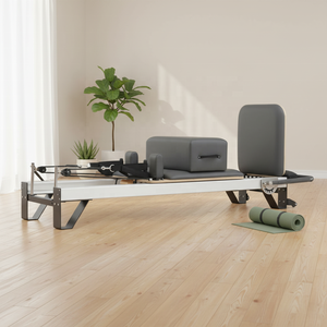 Reformer de Pilates en aluminium Yingjimei YJM1-L4 personnalisé avec un design de sécurité à rail complet, haute qualité et prix attractif - Product Image 5