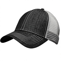 Casquette Trucker en Maille de Haute Qualité pour Homme, Style Hip Hop, à 5 Panneaux, avec Logo Brodé 3D, Visière Courbée, pour l'Été, le Sport et l'Extérieur, à Fermeture Snapback