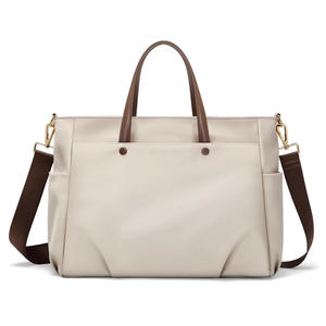 Bolso para Portátil de 16 Pulgadas para Mujer, 2025, Nuevo, Casual, Moderno, para Viajes Diarios, Bolso de Mano, Color Sólido, Maletín de Negocios - Product Image 1