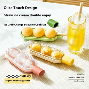 Moule en silicone pour sucettes glacées, boules de glace, bâtonnets glacés, petit <span class=keywords><strong>bac</strong></span> de congélation pour aliments pour bébés, <span class=keywords><strong>bac</strong></span> à glaçons pour réfrigérateur domestique, <span class=keywords><strong>bac</strong></span> à glaçons pour crème glacée, <span class=keywords><strong>bac</strong></span> à pailles - Product Image 5