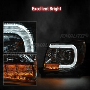 Para Toyota Tacoma 2005-2011, Faros Antiniebla, Luces de Circulación Diurna, Faros Antiniebla Impermeables, Modificación del Conjunto de Faros Delanteros 81150-04173 - Product Image 4
