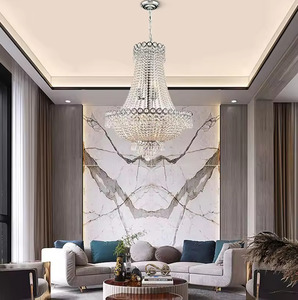 Zeal Lighting Custom Hotel Villa Candelabros Luces colgantes Techo Colgante Candelabro de cristal moderno - Product Image 1