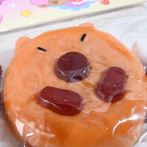 Bóp đồ chơi mới capybara Cookie Squishy Đồ chơi siêu mềm bùn như cảm giác TPR Vật liệu thực phẩm chủ đề giảm căng thẳng Đồ chơi - Product Image 3