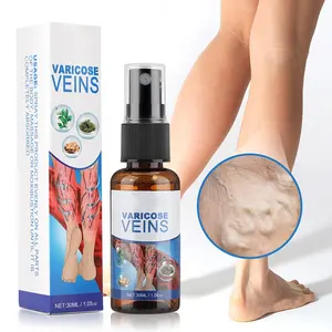 hot sell varicose veins remover treatment spray for veins earthworm leg torment 30ml