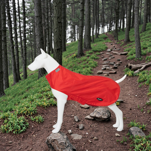 Venta al por mayor de lujo personalizado 210D mascota nailon impermeable capa de lluvia para perros verano primavera invierno S-3XL al aire libre <span class=keywords><strong>montaña</strong></span> senderismo - Product Image 1