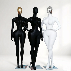 Mannequin gonflable sans tête en plastique ABS, grande taille, pour vêtements féminins, avec poitrine généreuse, style BBL, peinture aérographe, pour femmes afro-américaines - Product Image 4