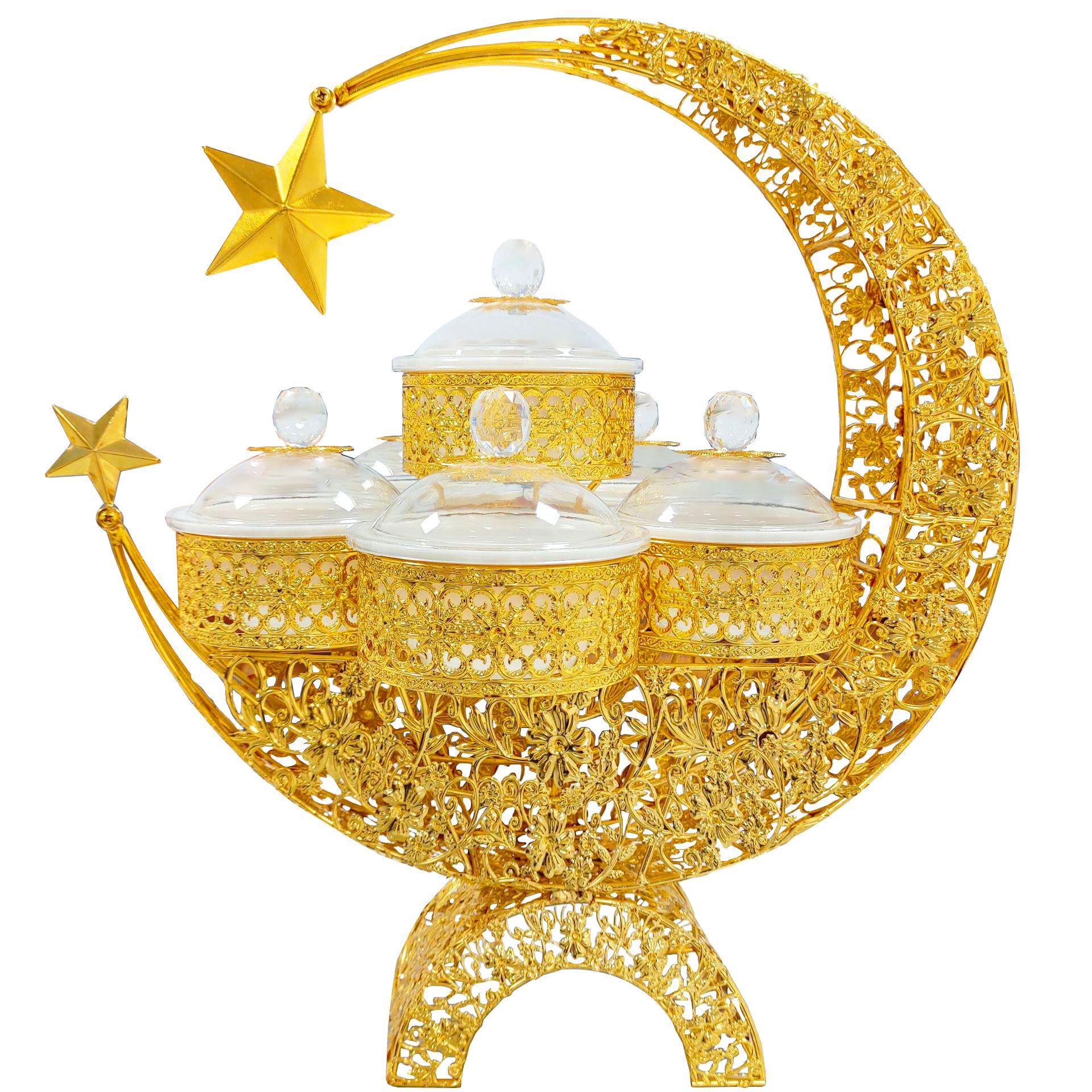 Eco-friendly Gold Serving Dishes - Luxury & Sustainability