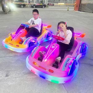 Nuevo Kart Luminoso con Control Remoto para Niños, Coche de Choque a Batería Operado con Monedas, Coche para Niños y Adultos para Parque de Atracciones - Product Image 1