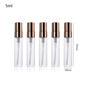 Bán buôn 3-10ml mini Glass Spray Chai bơm lại Nước hoa/dầu Mẫu container thân thiện với môi hộp giấy đóng gói chai nhỏ - Product Image 4