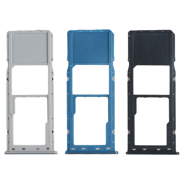 Dual Single Sim Card Slot Tray Replacement for Samsung Galaxy A20 A30 A50 A10 A12 A13 A14 Sim Card Tray Holder Single Dual
