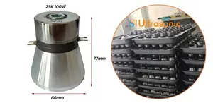 25KHZ 100W pulizia Ceramic Sounder sensore ad ultrasuoni trasduttore piezoelettrico per pulitore ad ultrasuoni