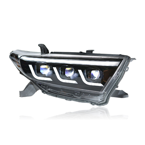 Conjunto de Faros Delanteros para Toyota Highlander 2012-2014, Luz LED DRL, Lado del Conductor y del Pasajero - Product Image 1