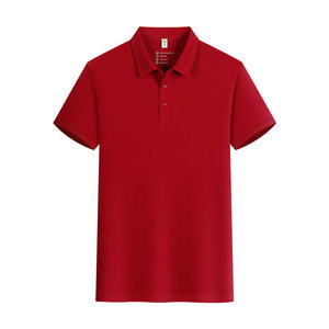 Camiseta polo promocional de secado rápido, color sólido, manga corta, para hombres y mujeres, ropa de trabajo de verano, logotipo personalizado impreso - Product Image 1