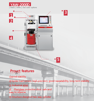 Appareil d'essai de compression du béton YAW-2000D 2000KN avec affichage numérique et imprimante – Prix de la machine d'essai de résistance à la compression du béton